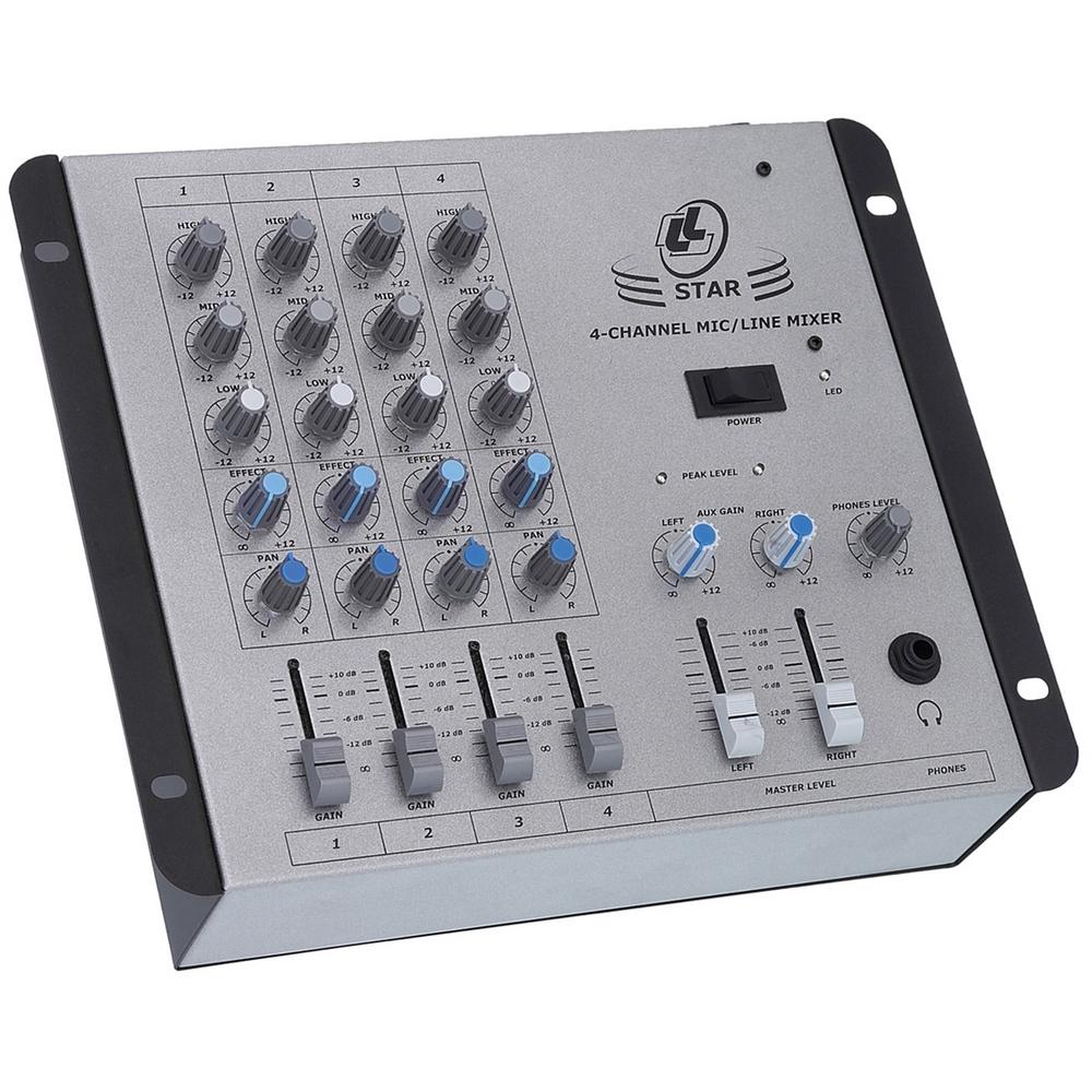 Mixer De Som Com Controle De Volume Xlr P10 Star4 Ll Áudio é bom? Vale a pena?