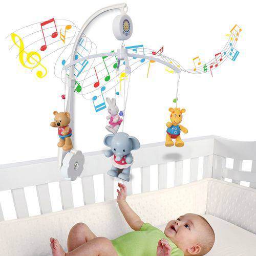 Móbile Giratório Musical de Bebê para Berço - Fauna Divertida Brinquedos Articulados é bom? Vale a pena?
