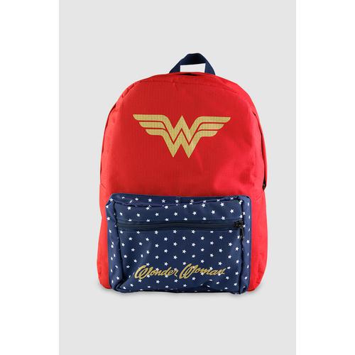 Mochila Dc Comics Bandup! Wonder Woman Clássica Costas Vermelha E Azul é bom? Vale a pena?