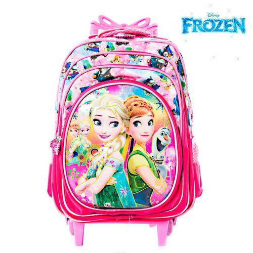 Mochila Infantil Escolar 3D Frozen Elsa e Anna com Rodinhas é bom? Vale a pena?