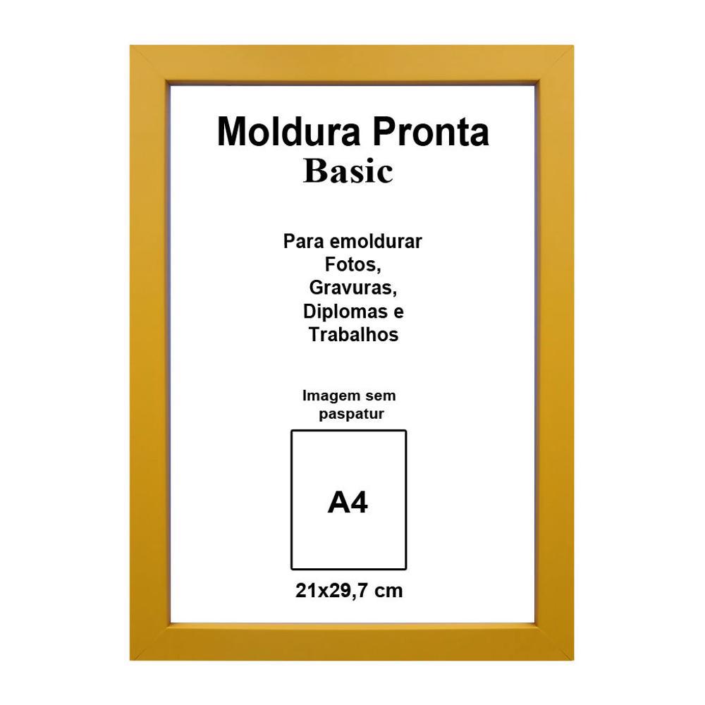 Moldura Pronta 21x29,7 Basic Amarela Casa Castro é bom? Vale a pena?