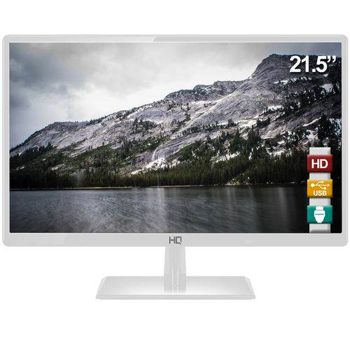 Monitor LED 21.5" HQ Full HD 2ms 22HQ-LED HDMI Branco é bom? Vale a pena?