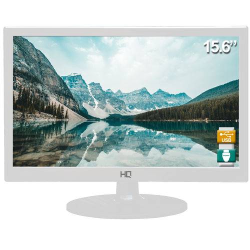 Monitor LED 15.6" HQ Widescreen 16HQ-LED HDMI Branco é bom? Vale a pena?