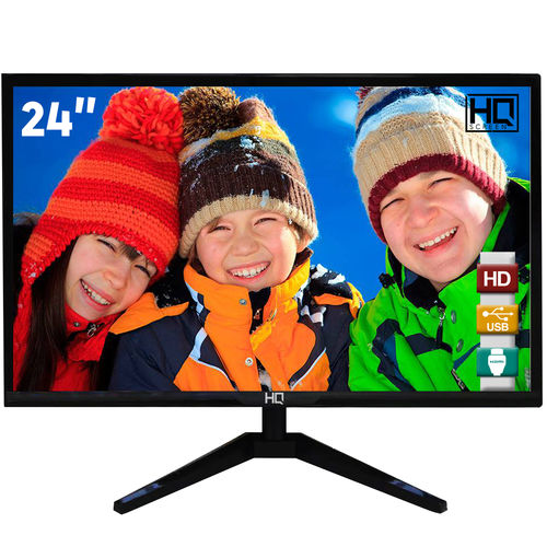 Monitor Led 24" Hq Widescreen 24hq-led Hdmi Full HD é bom? Vale a pena?