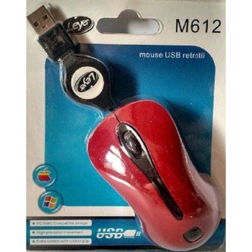 Mouse com Fio USB 800dpi Classic Vermelho M-612 Leyer é bom? Vale a pena?