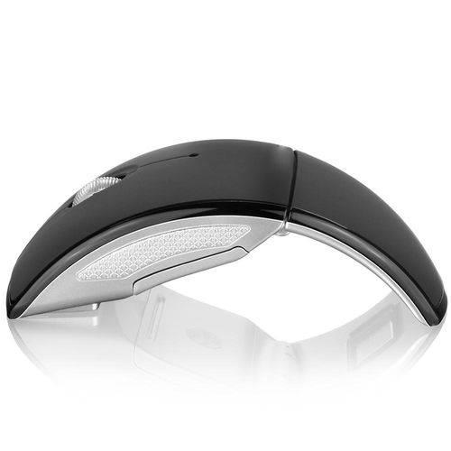 Mouse em Arco Sem Fio Wireless Dobrável Compacto Cor Preto 1200 Dpi é bom? Vale a pena?