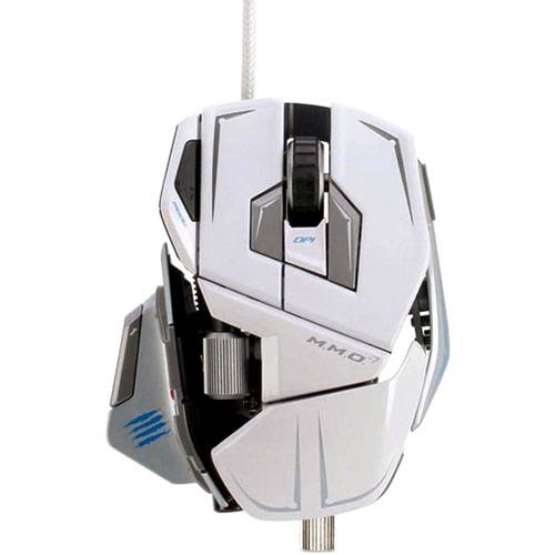Mouse Gamer Cyborg MAD CATZ MMO 7 White 6400 DPI é bom? Vale a pena?