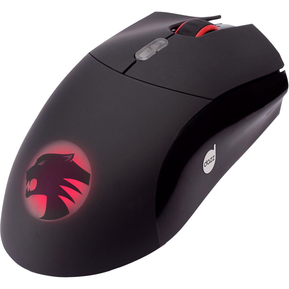 Mouse Gamer DAZZ Kirata 3200 DPI + Leitor infra-vermelho de 3.2G + Design Ergonômico Ambidestro - PC é bom? Vale a pena?