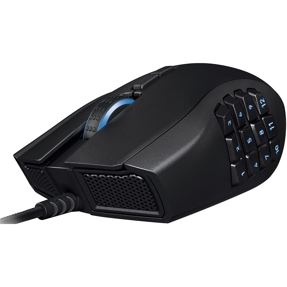 Mouse Gamer Razer Naga 2014 PC - Linha Blue Exclusiva - Razer é bom? Vale a pena?