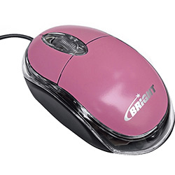 Mouse Malásia Bright USB Rosa é bom? Vale a pena?