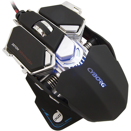 Mouse Mecânico Cyborg 4000 Dpi Preto - Dazz é bom? Vale a pena?