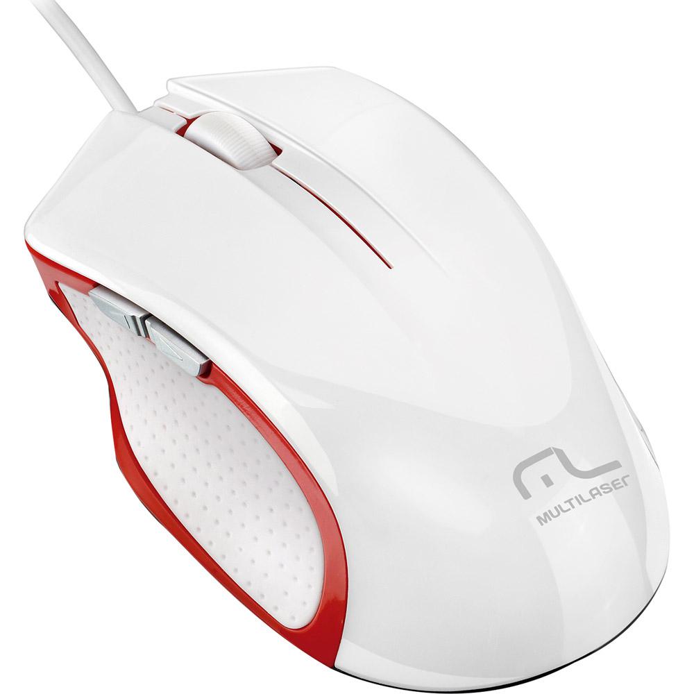 Mouse Multilaser XGamer 2400 Dpi 6 Botões Branco/Vermelho USB é bom? Vale a pena?