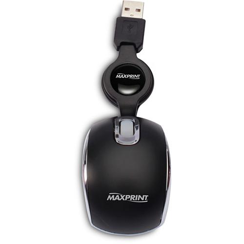 Mouse Nano Ótico Retrátil USB Preto - Maxprint é bom? Vale a pena?