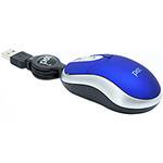 Mouse Óptico Colorido Retrátil USB 1846 Azul - Pisc é bom? Vale a pena?