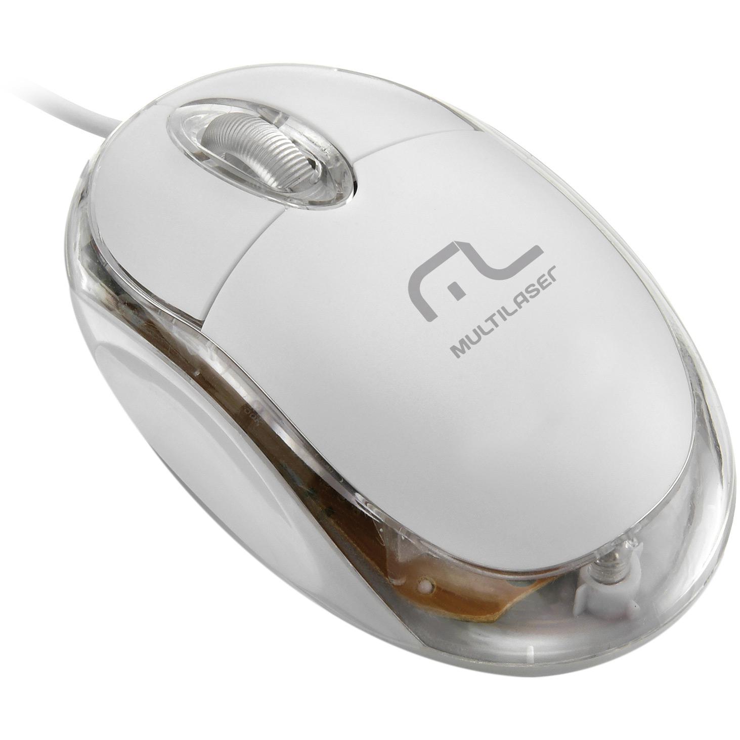Mouse Óptico Gelo c/ Conexão USB - Multilaser é bom? Vale a pena?