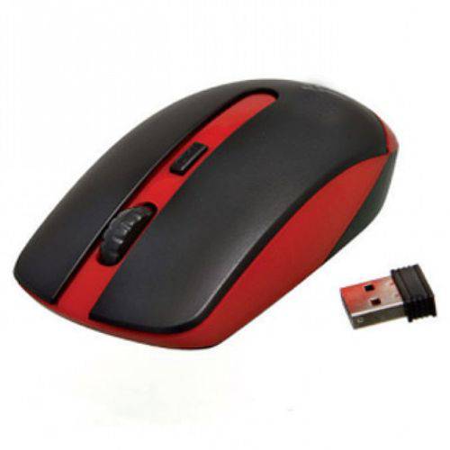 Mouse Óptico Sem Fio Wireless USB Vermelho e Preto Weibo é bom? Vale a pena?
