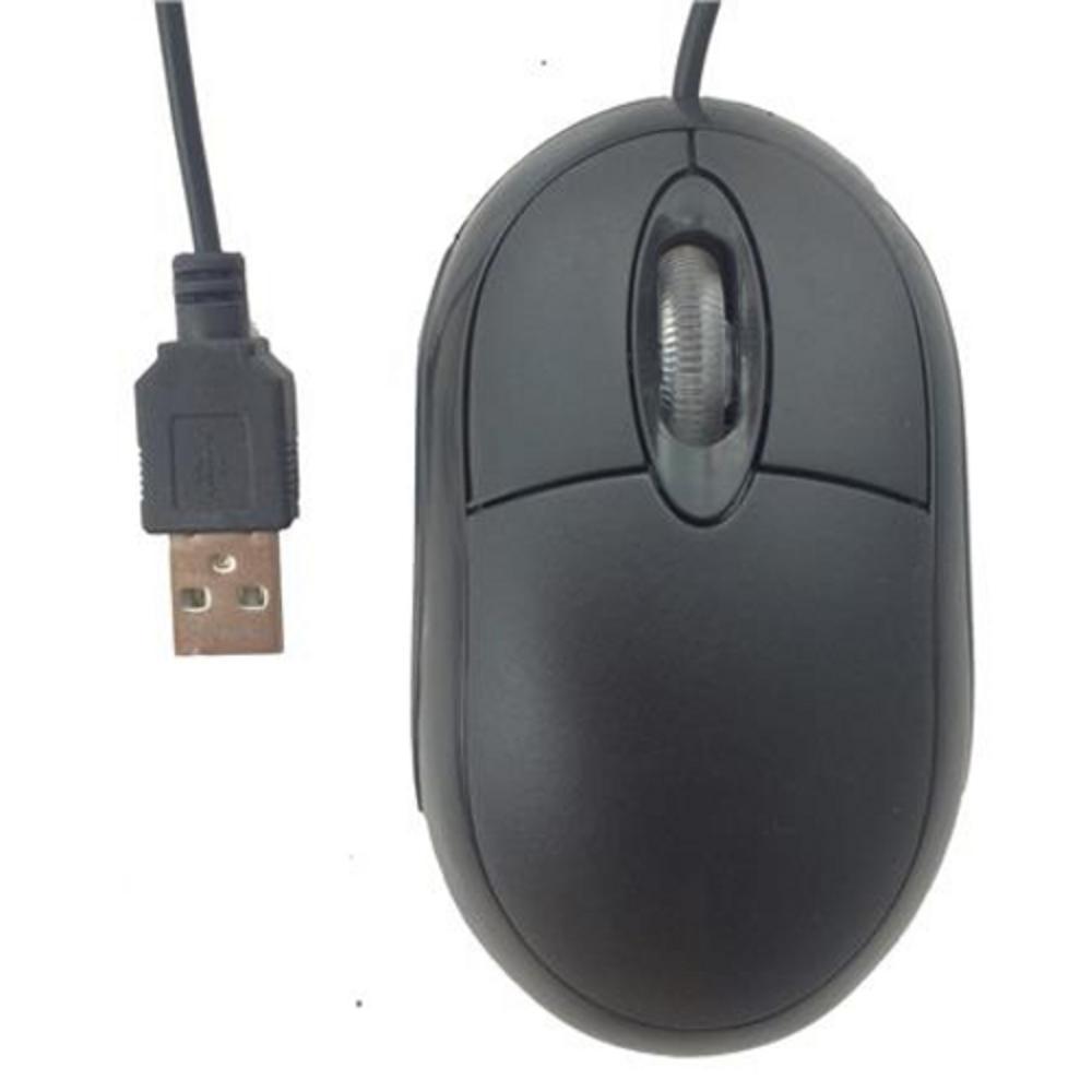 Mouse Óptico Usb Preto Com Fio | Botão De Rolagem é bom? Vale a pena?