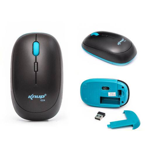 Mouse Sem Fio Wireless 2.4ghz 1600dpi PC Computador Notebook – Knup G24 é bom? Vale a pena?