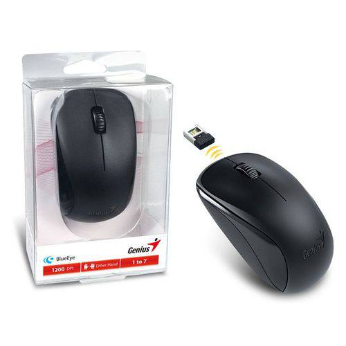 Mouse Wireless Genius Nx-7000 Blueeye Preto 2,4 Ghz é bom? Vale a pena?
