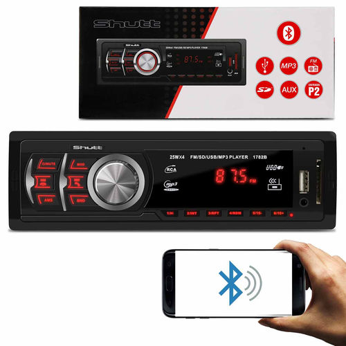 Mp3 Player Automotivo Shutt Montana 1 Din 3.5 Polegadas Bluetooth Usb Sd Auxiliar P2 Rádio Fm é bom? Vale a pena?