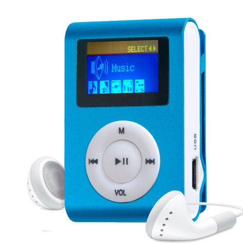 MP3 Player com Entrada SD e Fone de Ouvido Azul é bom? Vale a pena?