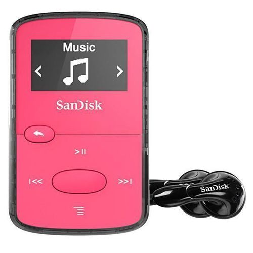 MP3 Rosa SanDisk Clip Jam SDMX26 de 8GB com Rádio Fm Possui Tela Brilhante Oled e Botões Grandes é bom? Vale a pena?