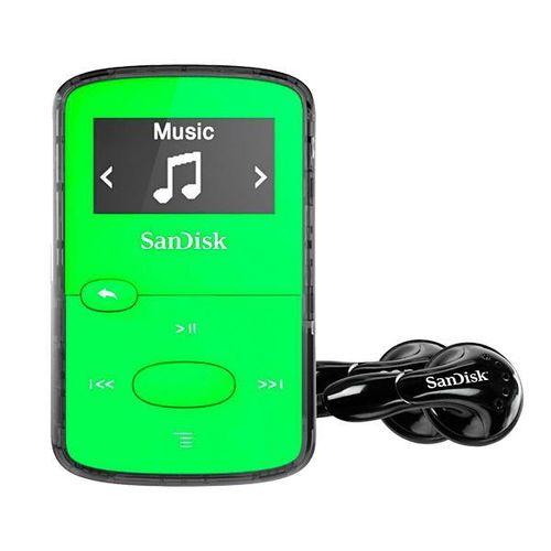 MP3 Verde SanDisk Clip Jam SDMX26 de 8GB com Rádio Fm Conta com Sintonizador de Rádio Fm Incorporado é bom? Vale a pena?