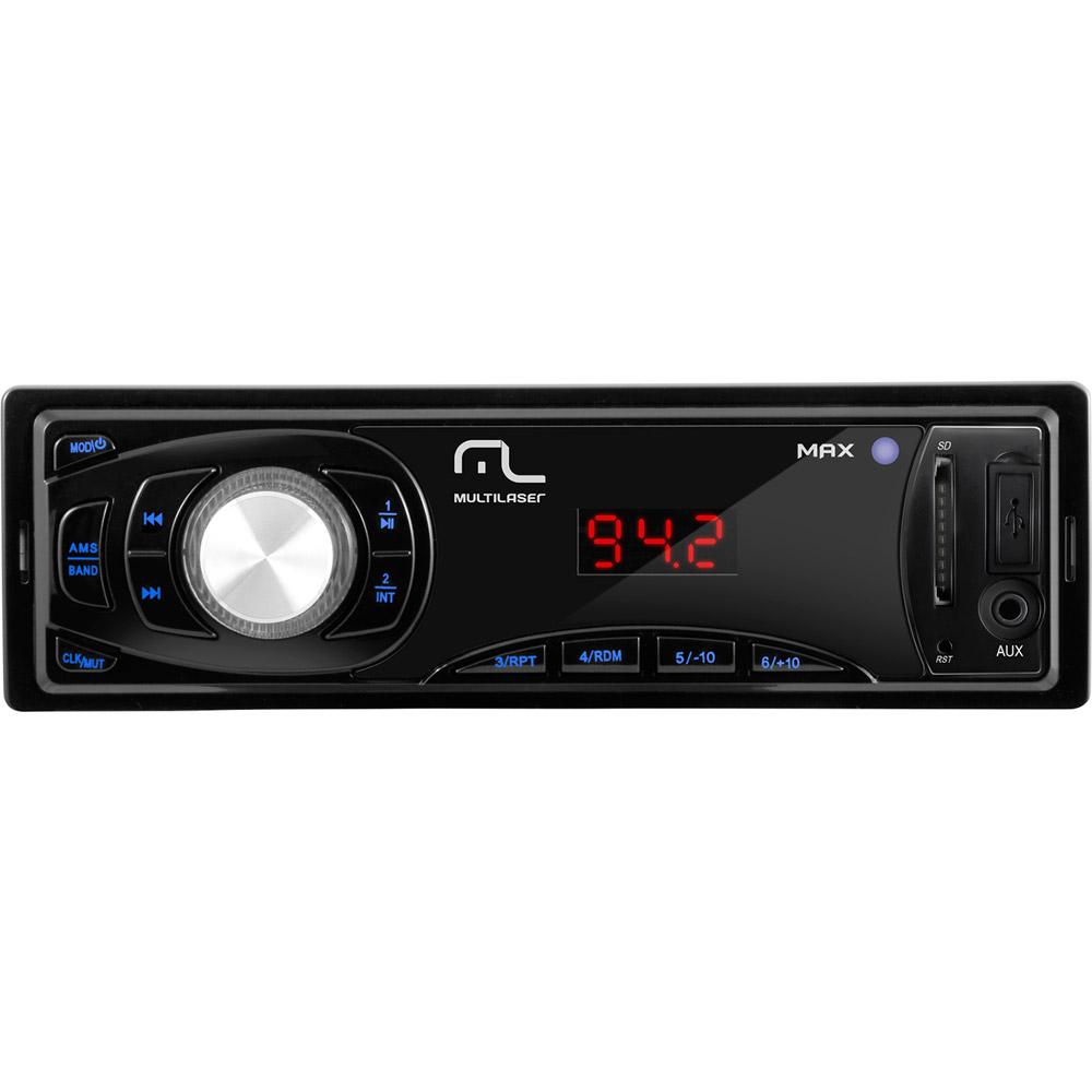 MP3 Player Automotivo Multilaser Max - Rádio FM, Entradas USB, SD e AUX é bom? Vale a pena?