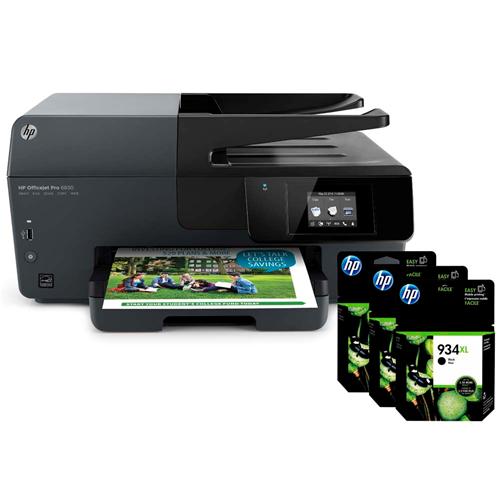 Multifuncional HP OfficeJet Pro 6830 USB Wireless - Impressora, Copiadora, Scanner e Fax + 3 Cartuchos de Tinta HP 934XL Preto - C2P23AL é bom? Vale a pena?