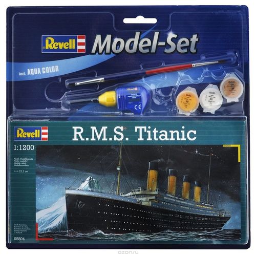 Navio R.M.S. Titanic C/Tintas(3), Pinceis(2) e Cola - REVELL ALEMA é bom? Vale a pena?