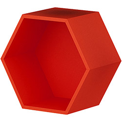 Nicho Decorativo Hexagonal Leblon Vermelho - Orb é bom? Vale a pena?