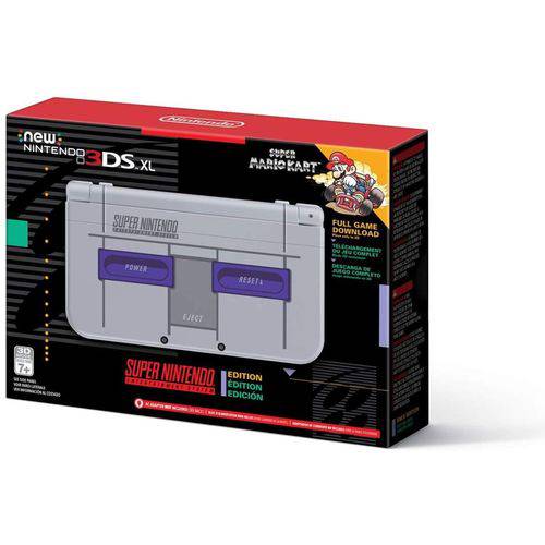 Nintendo New 3DS XL Super NES Edition C/ Mario Kart é bom? Vale a pena?