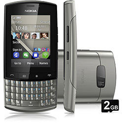 Nokia Asha 303 Prata - GSM C/ Processador de 1GHz, Wi-Fi, 3G, Touchscreen, Teclado QWERTY, Câmera de 3.2MP, Zoom Digital 4x, Filmadora, MP3 Player, Bluetooth e Cartão 2GB é bom? Vale a pena?