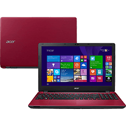 Notebook Acer E5-571-51AF Intel Core I5 4GB 1TB Tela LED 15.6" Windows 8.1 - Vermelho é bom? Vale a pena?