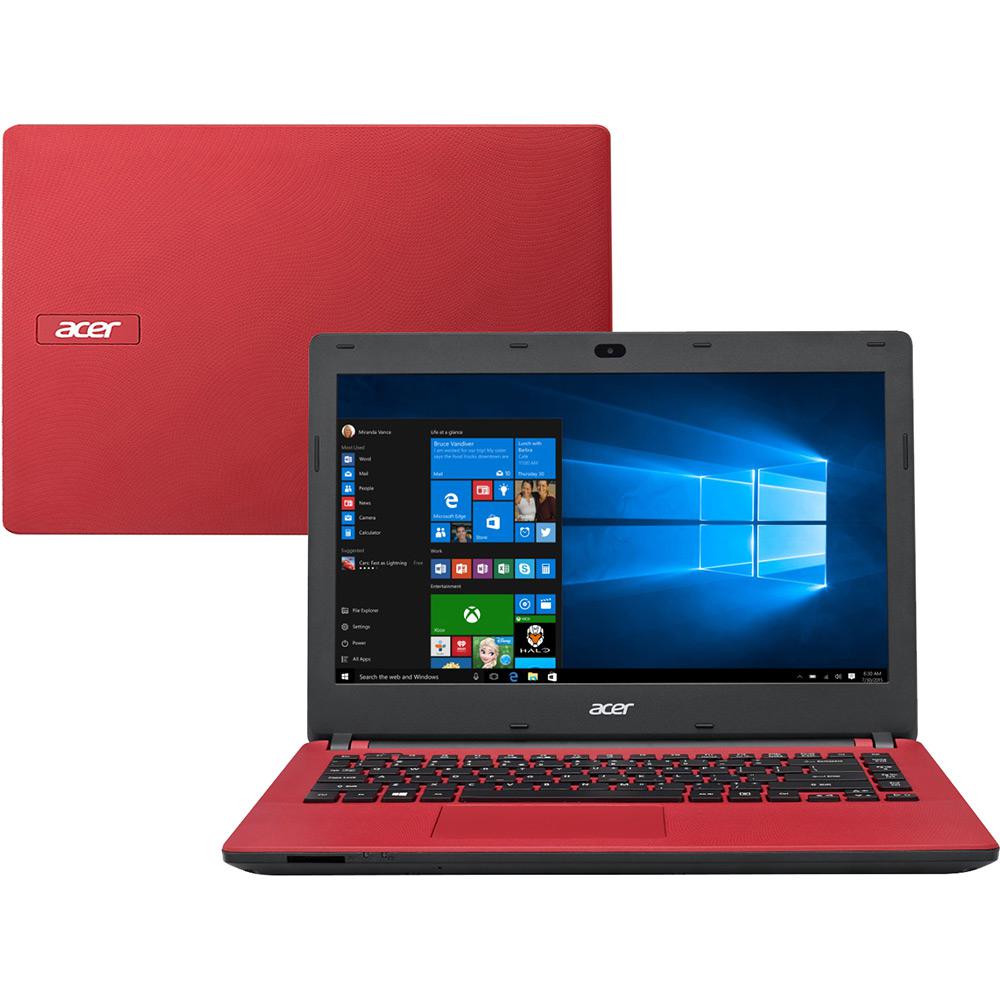 Notebook Acer ES1-431-C494 Intel Celeron Quad Core 4GB 500GB LED 14" Windows 10 - Vermelho é bom? Vale a pena?