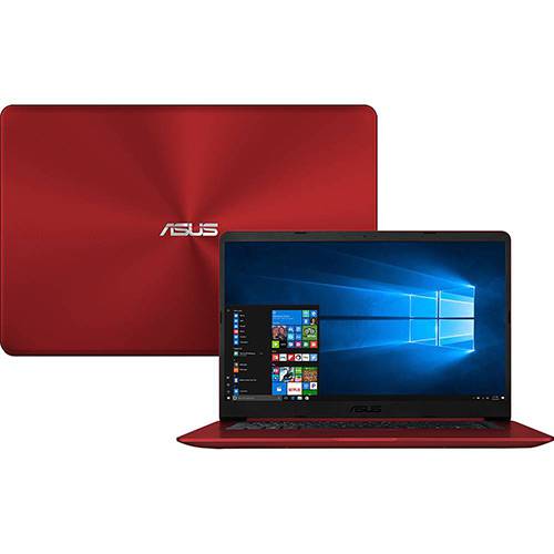 Notebook Asus Vivobook X510UA-BR485T Intel Core I5 4GB 1TB Tela Nano Edge 15,6" Windows 10 - Vermelho é bom? Vale a pena?