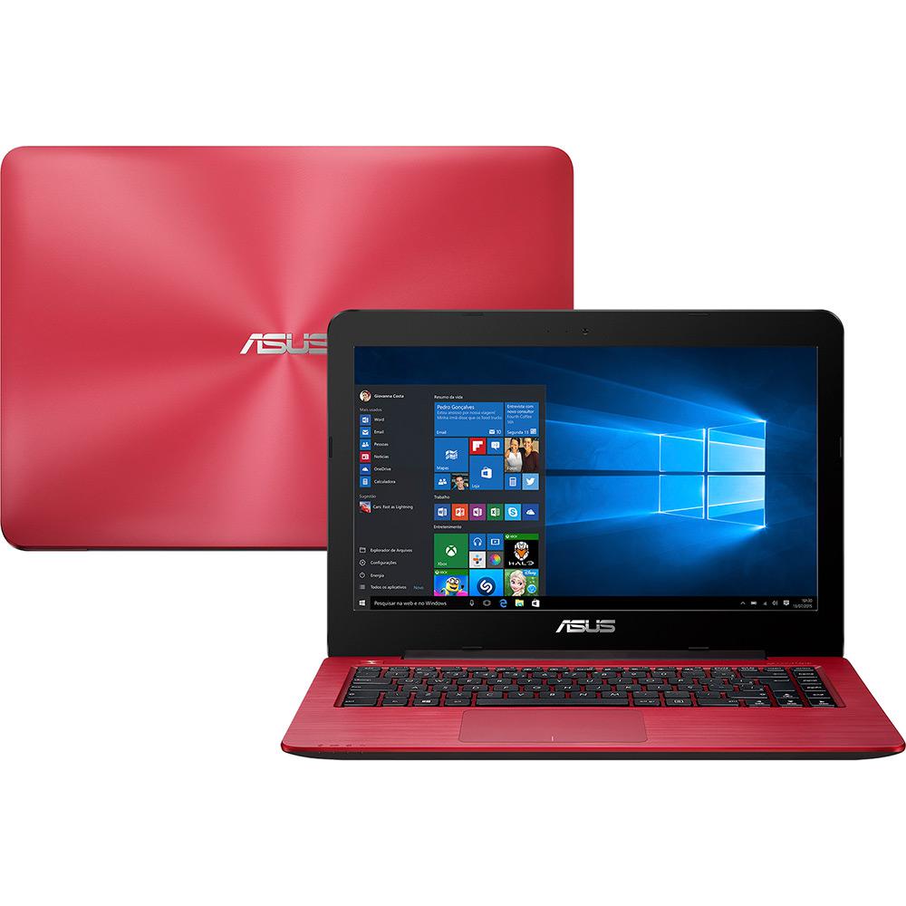Notebook Asus Z450UA-WX004T Intel Core 6 i5 4GB 1TB Tela LED 14" Windows 10 - Vermelho é bom? Vale a pena?
