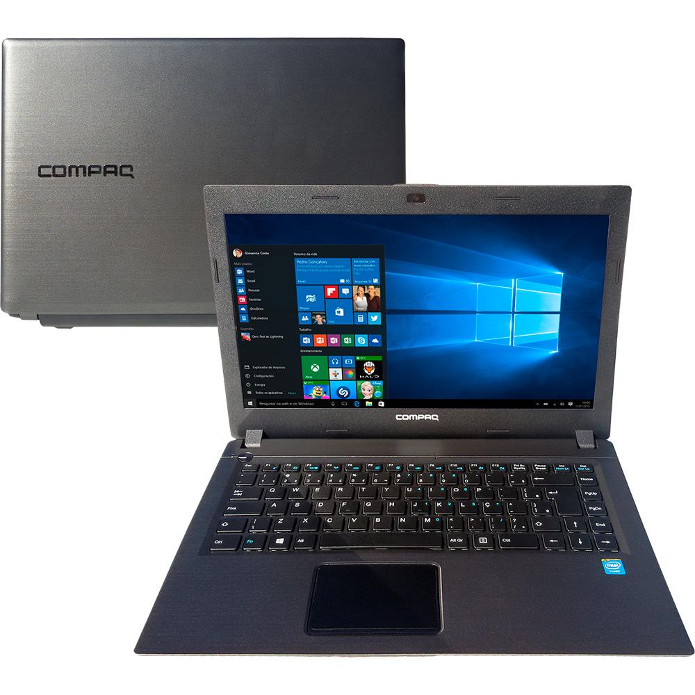 Notebook Compaq Presario CQ23 Intel Celeron Dual Core 4GB 500GB Tela LED HD 14" Windows 10 - Chumbo é bom? Vale a pena?