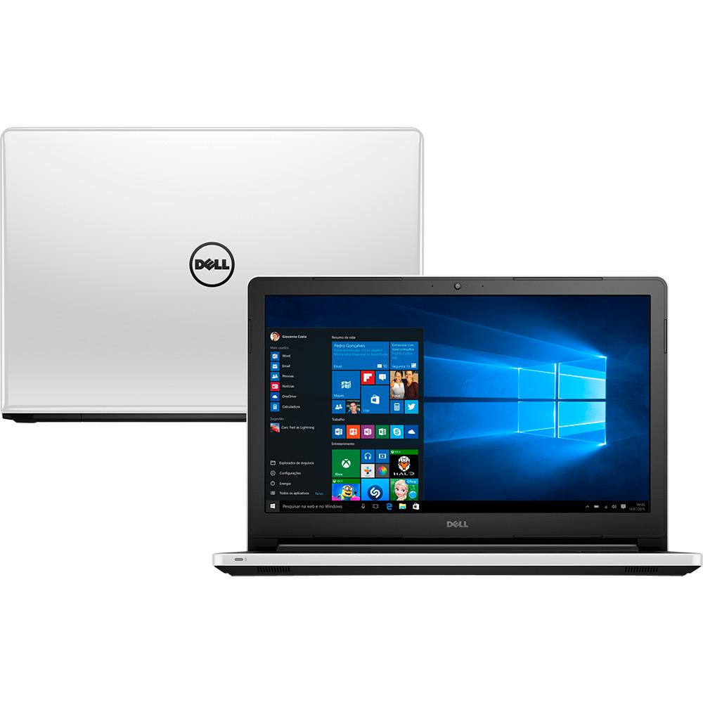 Notebook Dell Inspiron i15-5558-a50 Intel Core i7 8GB (4GB de Memória Dedicada) 1TB Tela 15,6'' Windows 10 - Branco é bom? Vale a pena?