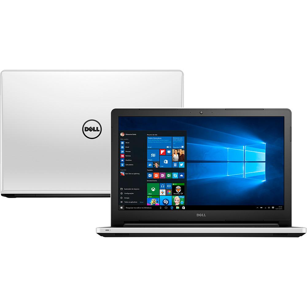 Notebook Dell Inspiron I15-5558-BB10 Intel Core i3 4GB 1TB Tela Led 15,6" Windows 10 - Branco é bom? Vale a pena?