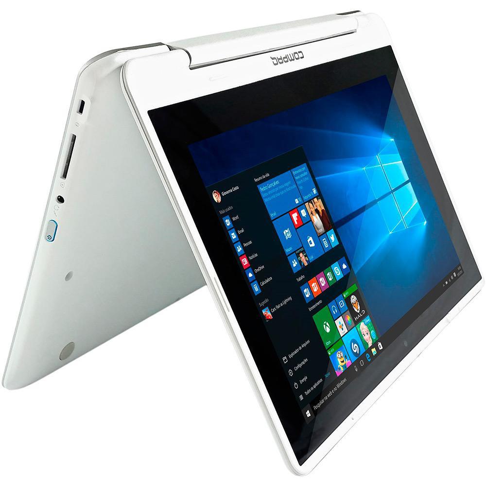 Notebook 2 em 1 Compaq Presario CQ360 Intel Dual Core 4GB 500GB Tela 11" Windows 10 Touch - Branco é bom? Vale a pena?