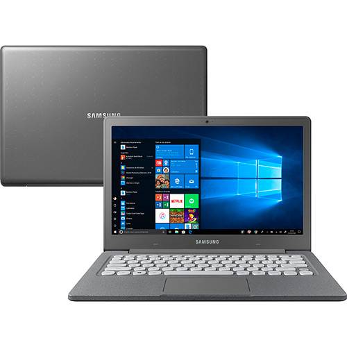 Notebook Samsung Flash F30 Intel Celeron 4GB 64GB SSD Tela Full HD 13.3" Windows 10 - Cinza é bom? Vale a pena?