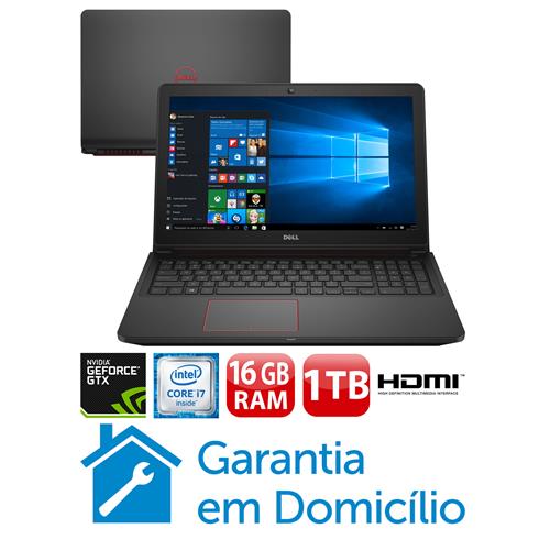 Notebook Gamer Dell Inspiron I15-7559-A30 com NVIDIA GeForce GTX 960M, Intel® Core™ i7-6700HQ, 16GB, 1TB, LED Full HD 15.6” e Windows 10 é bom? Vale a pena?