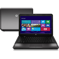 Notebook HP 1000-1220br com Intel Pentium Dual Core 2GB 500GB LED 14