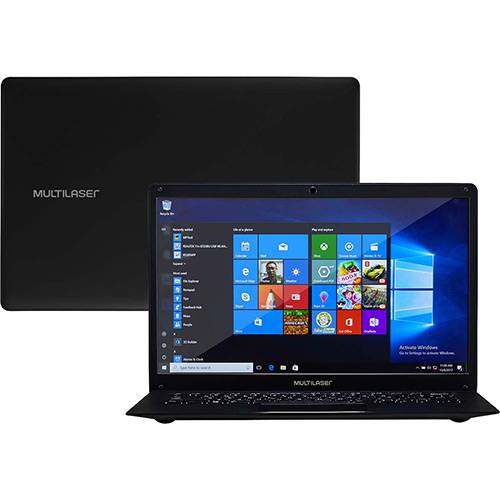 Notebook Multilaser Legacy PC209 Intel Celeron 4GB 32SSD Tela Full HD 14" Windows 10 Pro - Preto é bom? Vale a pena?