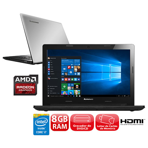 Notebook Lenovo G40-80 com Intel® Core™ i7-5500U, 8GB, 1TB, Gravador de DVD, Leitor de Cartões, HDMI, Placa Gráfica de 2GB, LED 14" e Windows 10 é bom? Vale a pena?