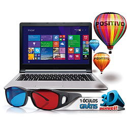 Notebook Positivo Premium XS7320 Intel Core I3 6GB 750GB Tela LED 14" Windows 8.1 - Prata é bom? Vale a pena?