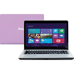 Notebook Rosa Philco Intel Dual Core 2GB 320GB LED 14" HDMI Windows 8 é bom? Vale a pena?