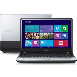 Notebook Samsung 300E4C-AD1 com Intel Core I5 2GB 320GB LED 14