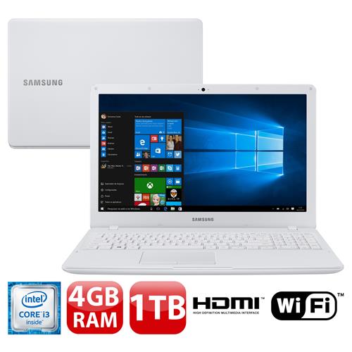 Notebook Samsung Essentials E34 NP300E5L-KF2BR com Intel® Core™ i3-6006U, 4GB, 1TB, HDMI, Wireless, LED Full HD 15.6” e Windows 10 é bom? Vale a pena?